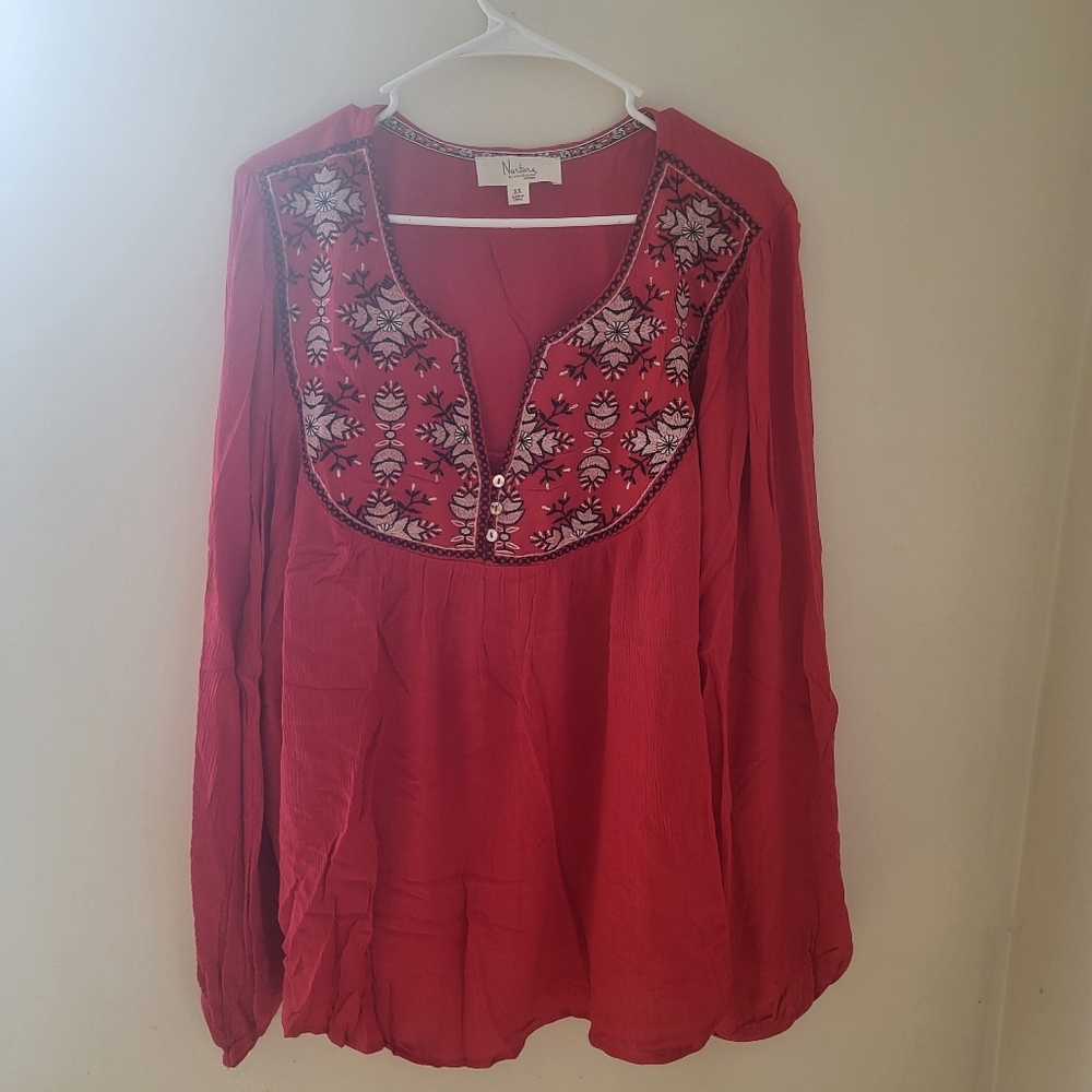 Nurture By Westbound Top Size 2X Nwt